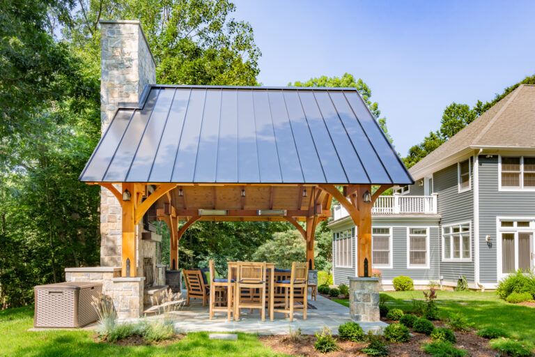 24x16 Grand Teton Timber Frame Pavilion in Sherman 768x512 f50 50
