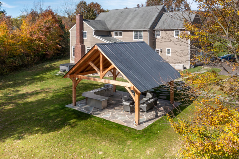 24x22 Kingston Timber Frame Pavilion 768x512 f50 50