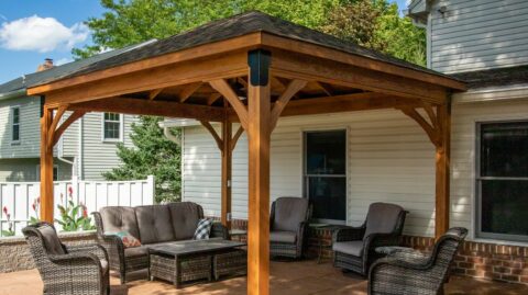 wooden pavilion in maryland