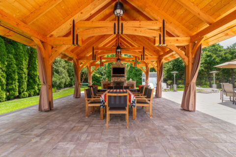 20x34 Grand Teton Timber Frame Pavilion interior 1 480x320 f50 50