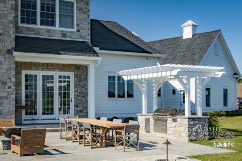 wooden pergola in hershey pa 1