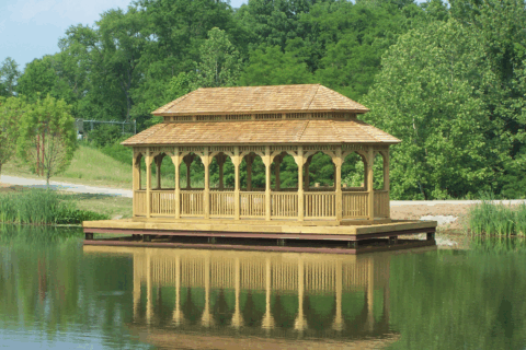 Gazebos For Sale in Virginia, Featured Image, on lake