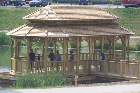 Heavy Timber Oval Gazebos for sale in Virginia