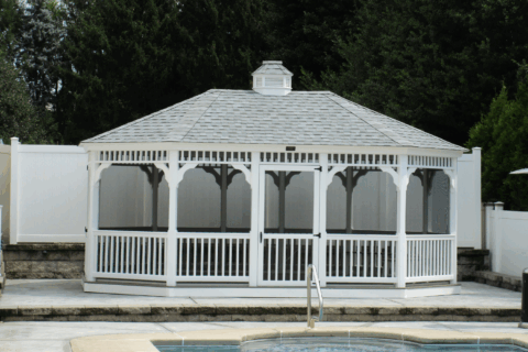 Vinyl Oval Gazebos for sale in Virginia
