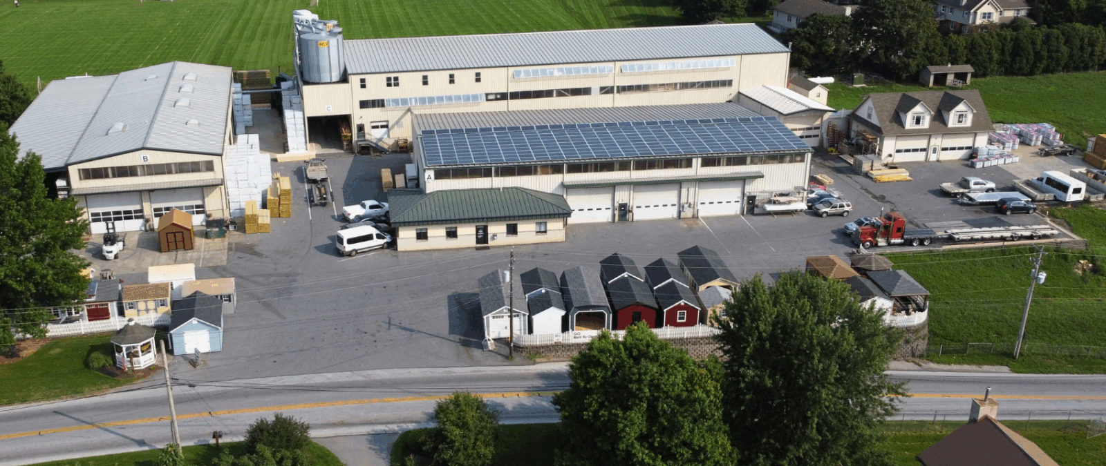 About Us, New Facility, aerial shot