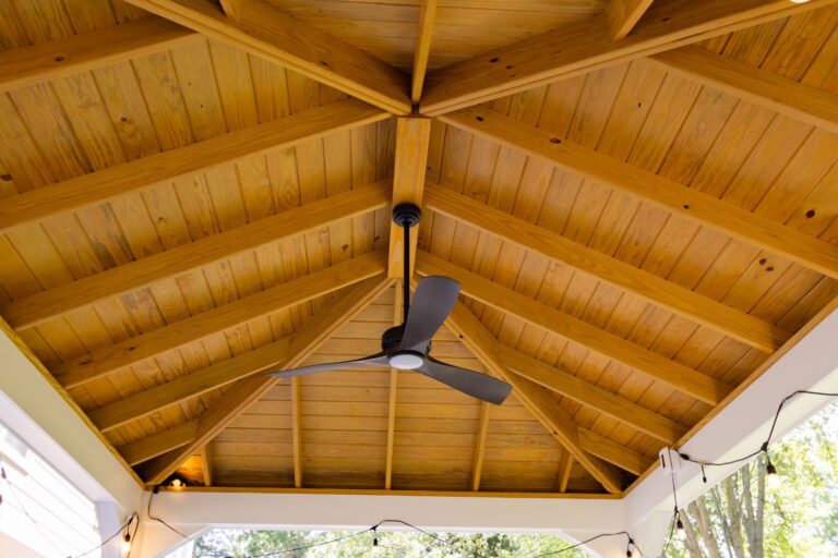 Ceiling of 12x16 Shoreline Vinyl Pavilion