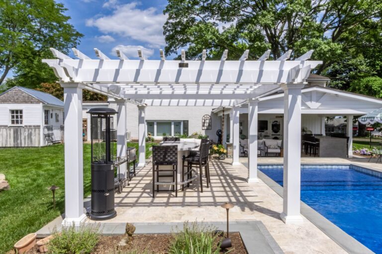 Side of 12x20 Cancun Pergola