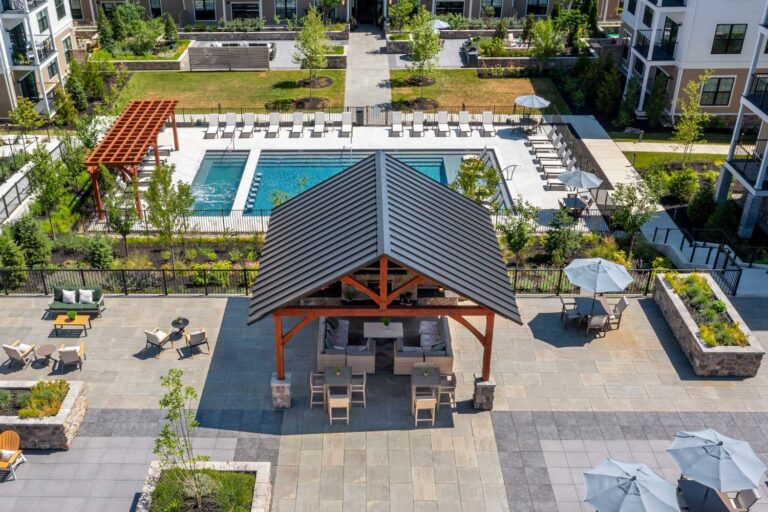 20x20 Kingston Pavilion and 7x30 Pergola