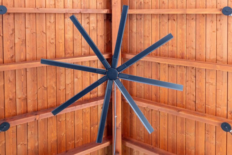 Ceiling Fan and ceiling of 20x20 Kingston Pavilion