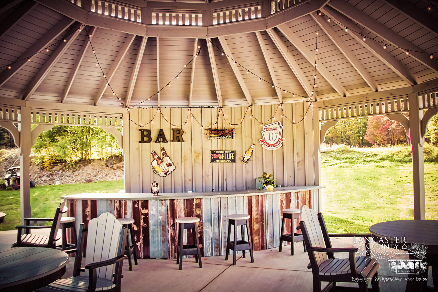luxury wood gazebo from amish builders in lancaster county