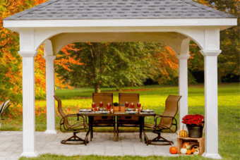 exterior of beautiful montford pavilion for sale