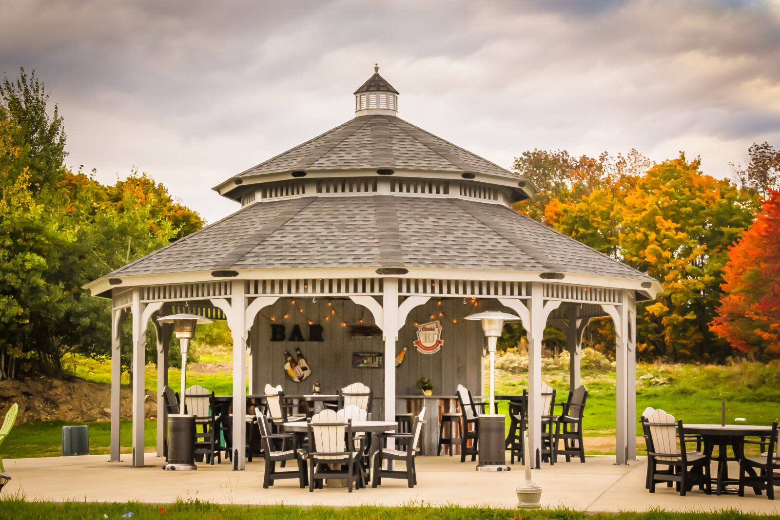 outdoor luxury wood gazebo from lancaster county backyard