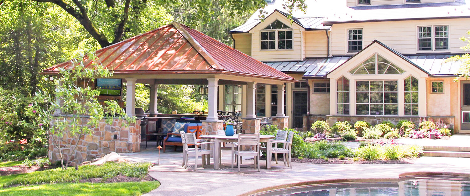 luxurious backyard pavilion living space lancaster pa