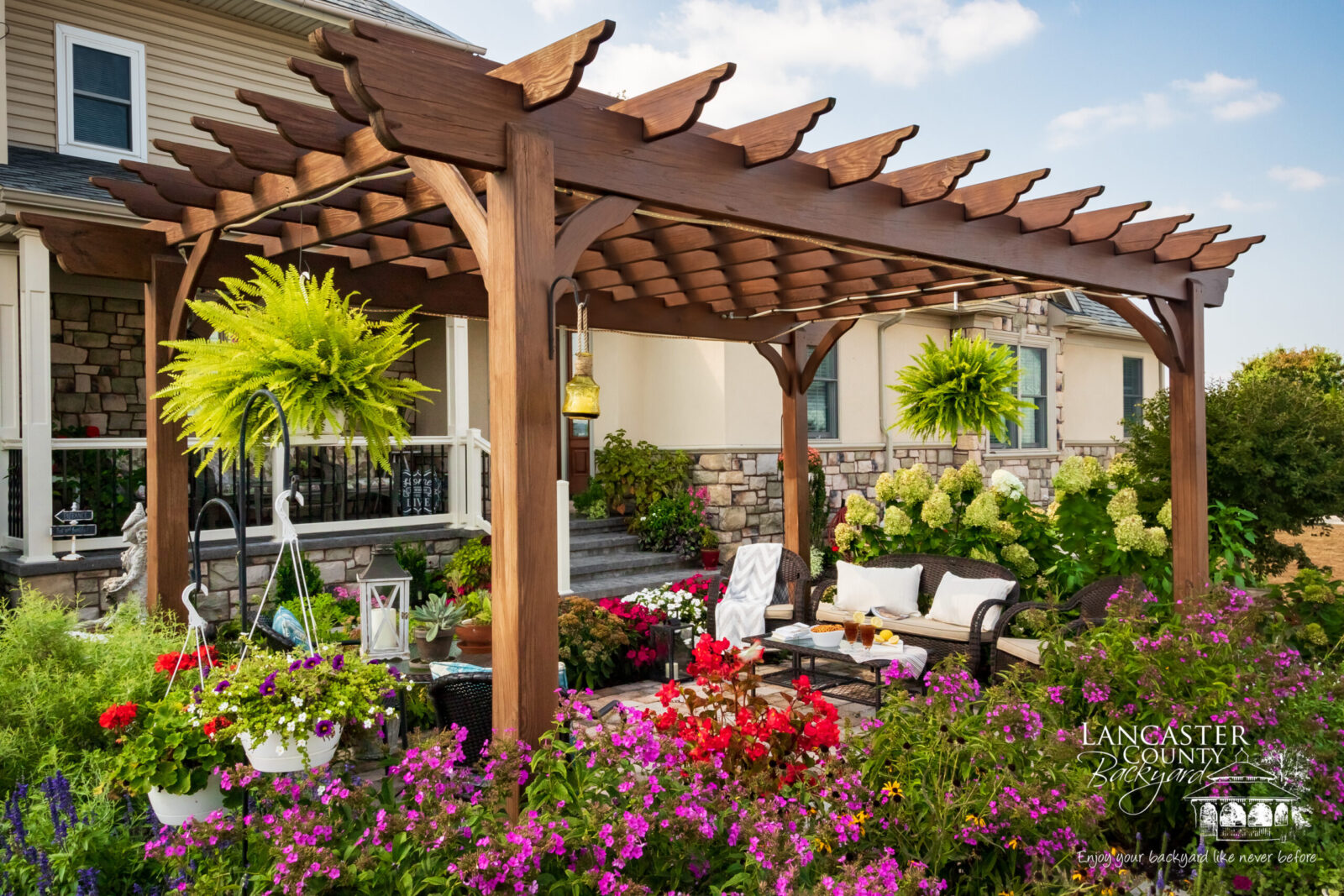bed and breakfast pergola in lancaster county pa