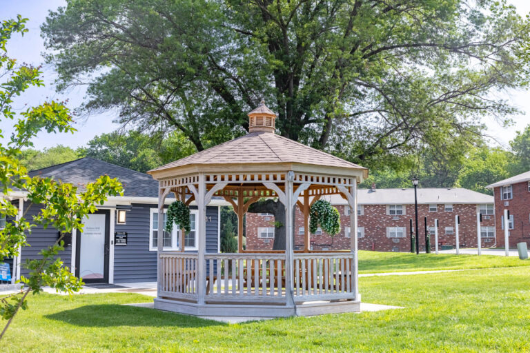 wood octagon gazebo
