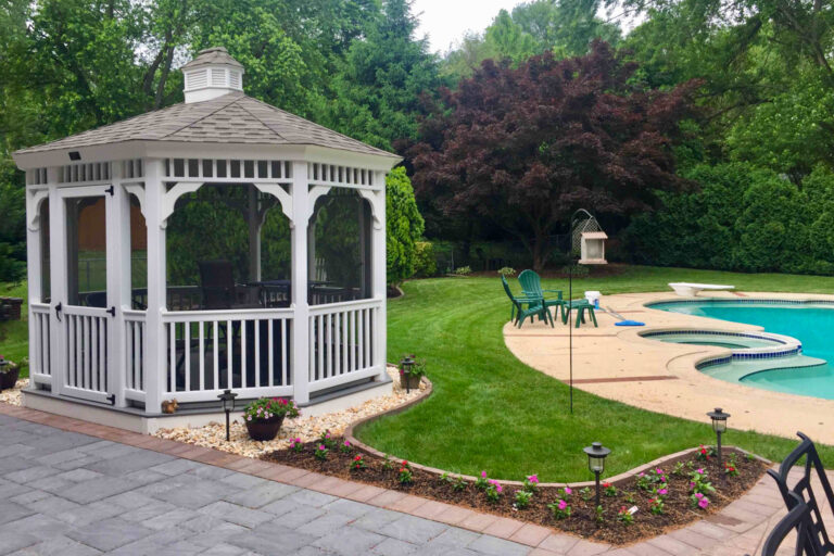 west chester pool house gazebo