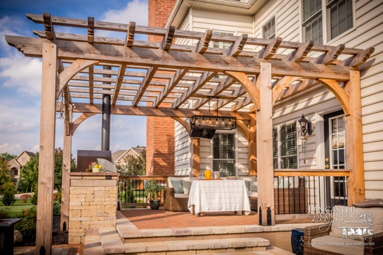 wooden pergola de pa