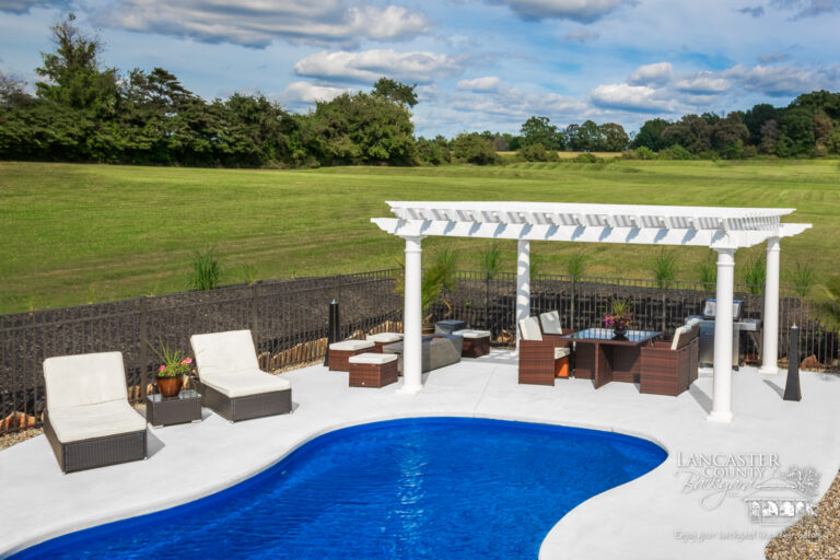 luxury poolside pergola for sale