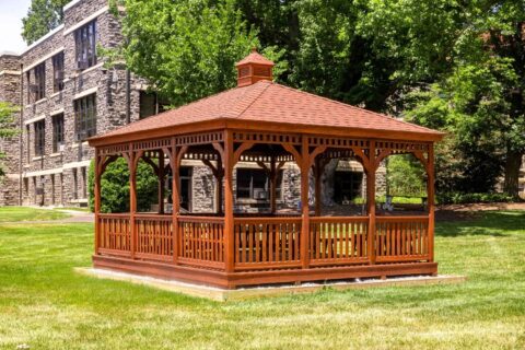 wooden rectangle gazebo for sale in DE