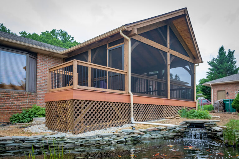 timber frame construction porch