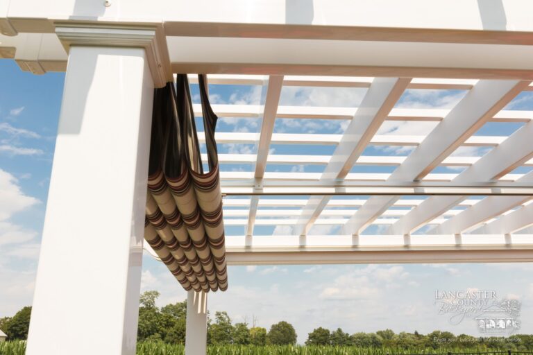 pool pergola with retractable roof