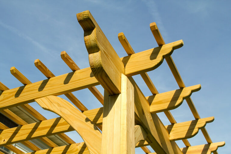 backyard pergola attached to house in pa