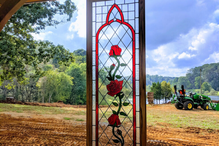 fancy wedding pavilion windows