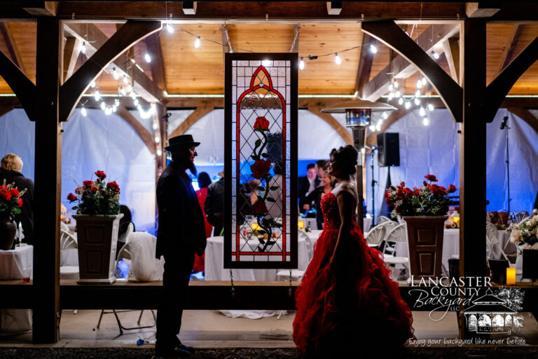 get married in a pavilion