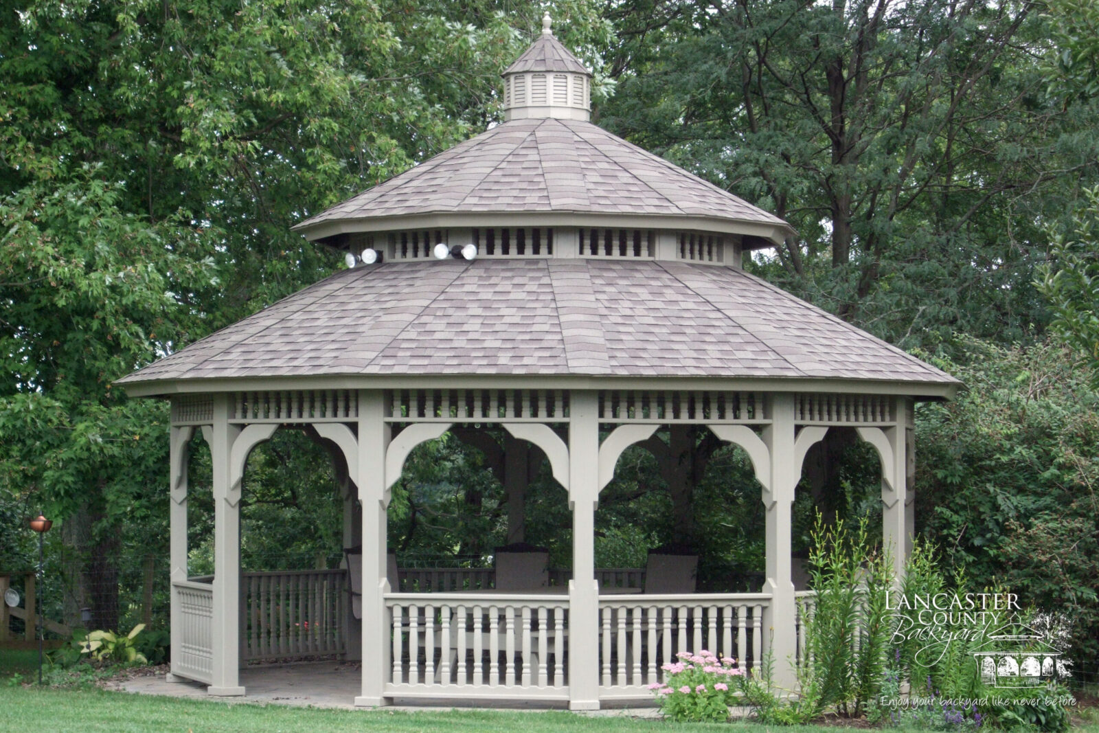 outdoor living structures and outdoor living spaces from pa