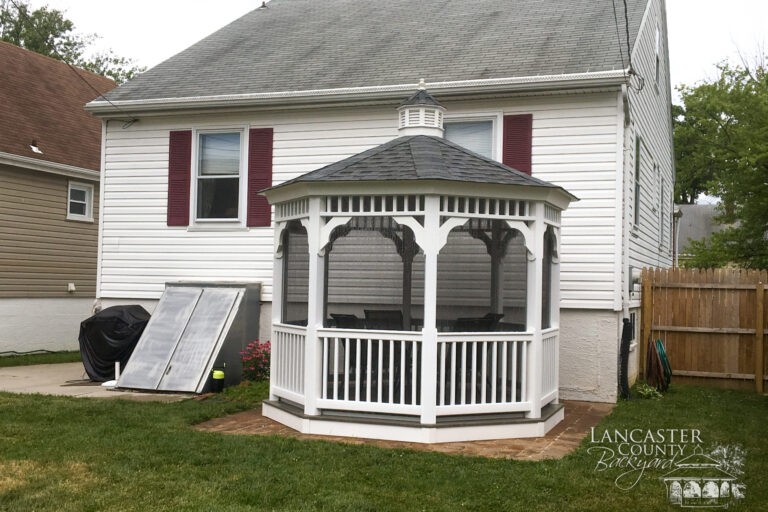 10x10 vinyl gazebo
