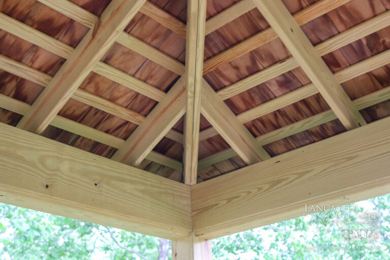 20x20 Wood backyard commercial Pavilion