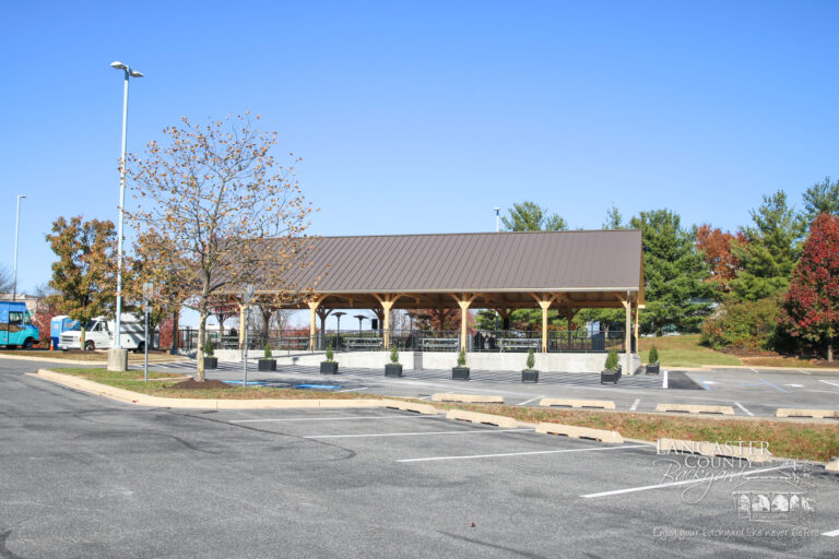 large timber frame pavilion