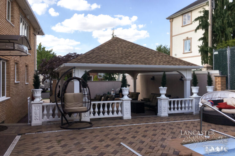 shingle roof vinyl montford pavilion poolside