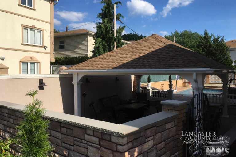 18x20 vinyl montford backyard pavilion