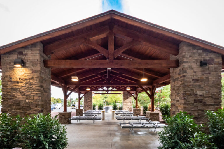 heavy duty timber frame pavilion