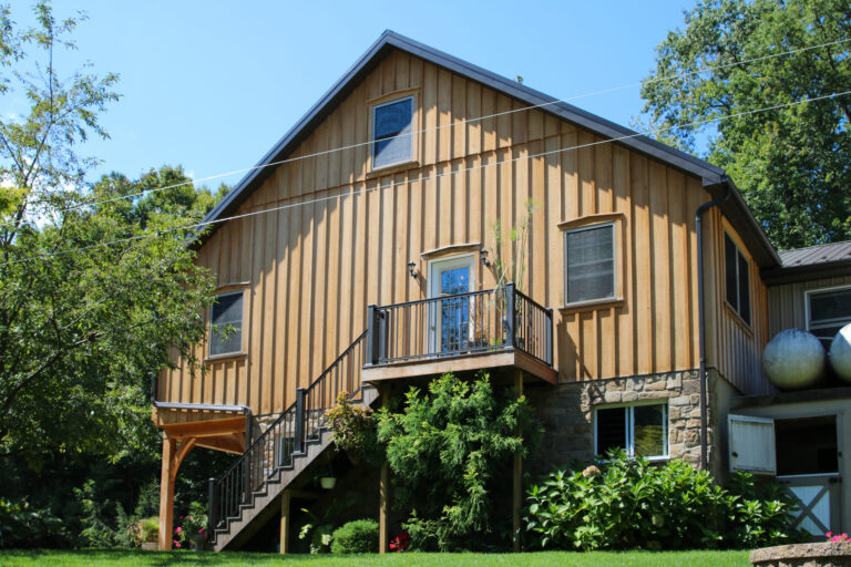 narvon run construction timber frame pavilion in Narvon, PA