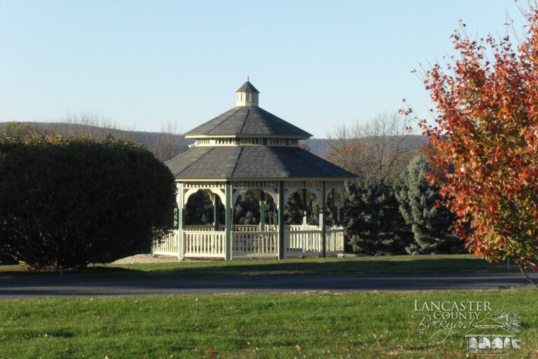 dodecagon wood gazebo