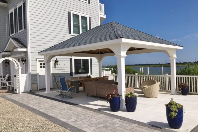 16x20 montford biscayne blue backyard pavilion