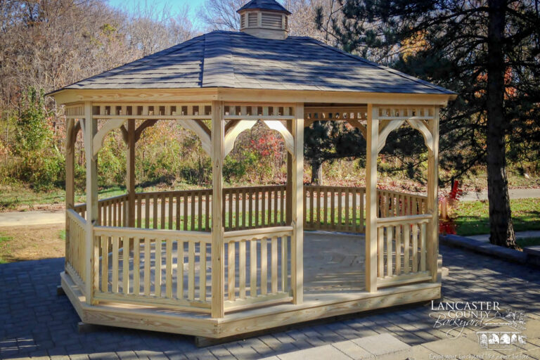 12x16 wood garden gazebo