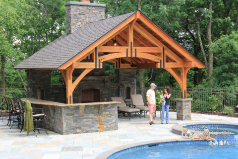outdoor pavilions timber frame