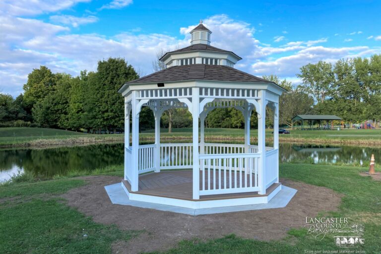 12x12 Octagon Gazebo with Double Roof