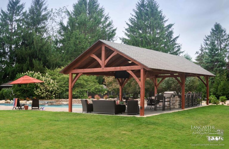 What Is Included In A Timber Frame Pavilion Kit scaled 768x500 c