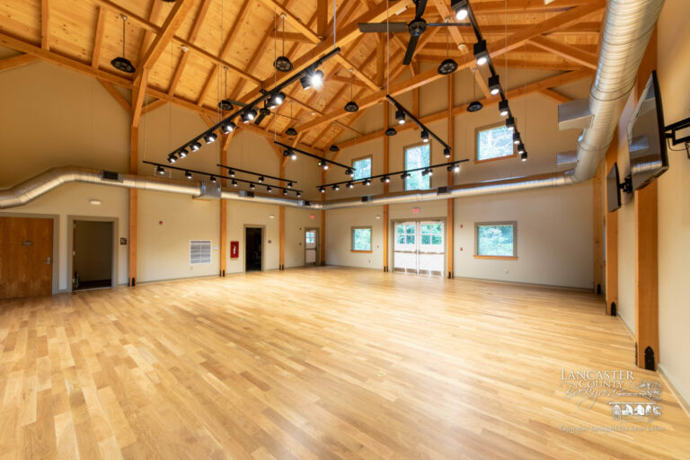 timber frame barn interior