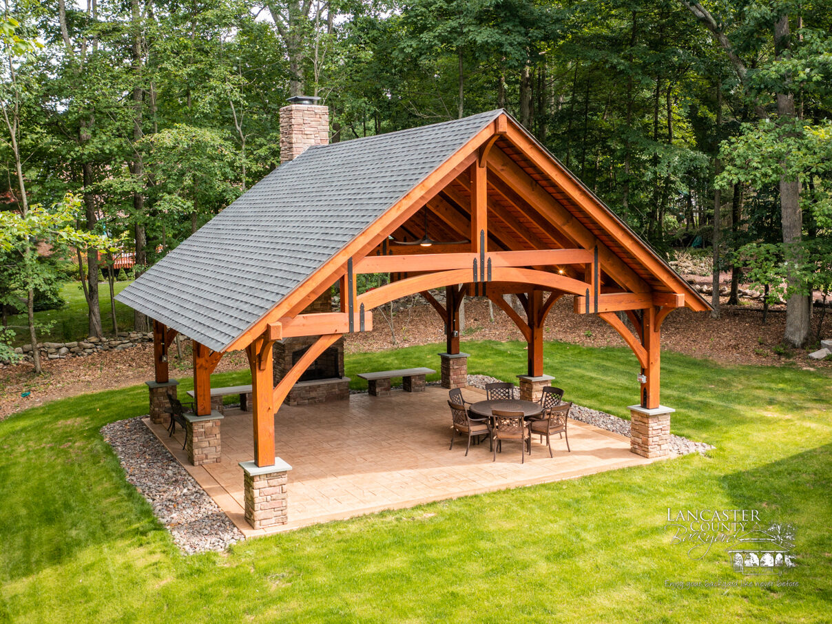 grand teton timber frame pavilion backyard structure worth enjoying