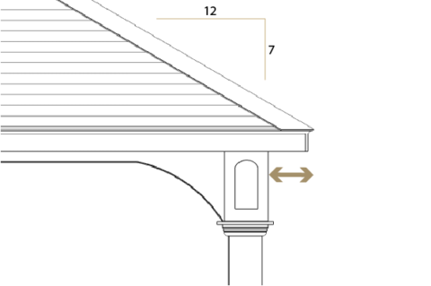 montford roof pitch and overhang feature card