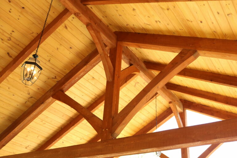 30x60 kingston timber frame pavilion in deposit new york 5