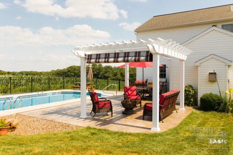 pool side perogla shelter designed by amish in lancaster county (1)