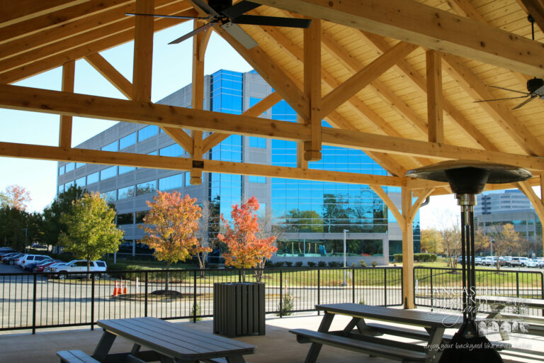 40x80 large timber frame pavilion
